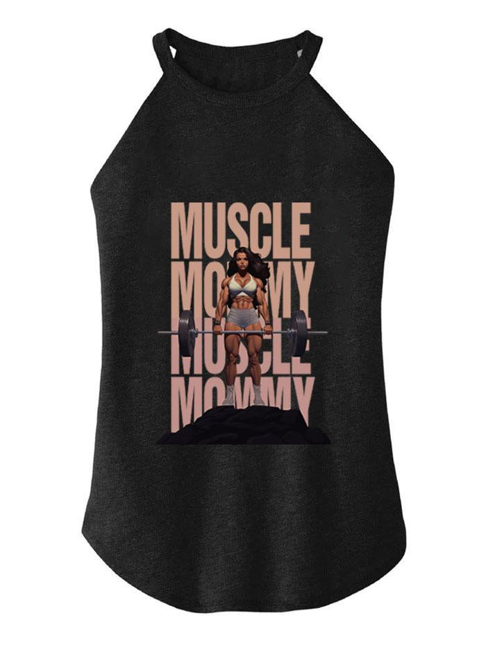 MUSCLE MOMMY ROCKER COTTON TANK