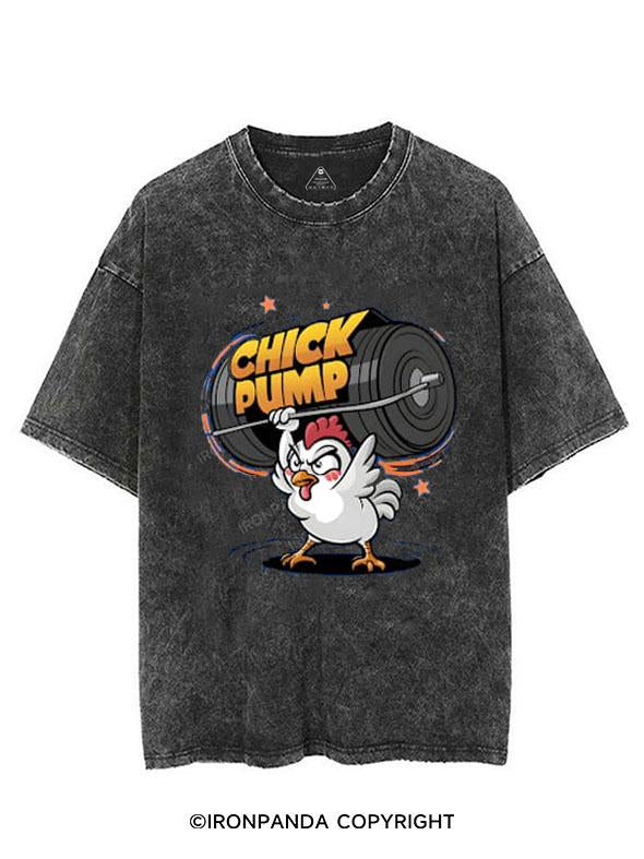 CHICK PUMP VINTAGE GYM SHIRT