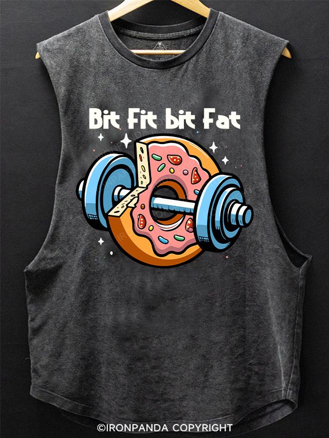 Bit Fit bit Fat SCOOP BOTTOM COTTON TANK