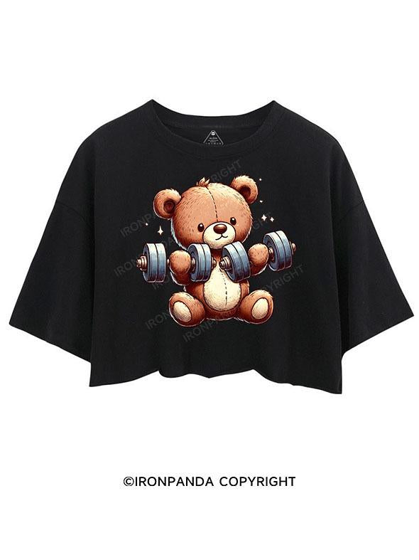 LIFTING TEDDY BEAR CROP TOPS