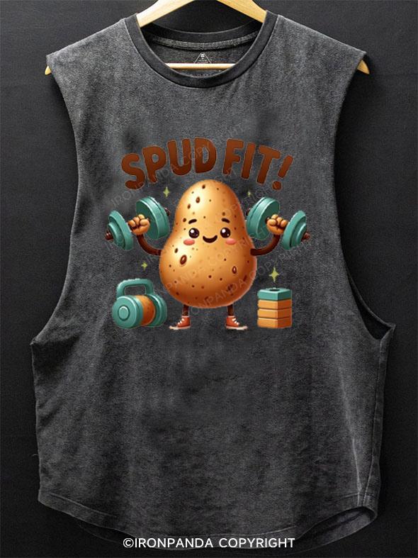 Spud Fit Lifting Potato SCOOP BOTTOM COTTON TANK