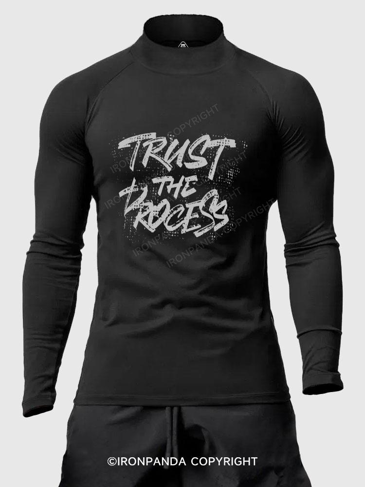 trust the process Men's Fitted Mock