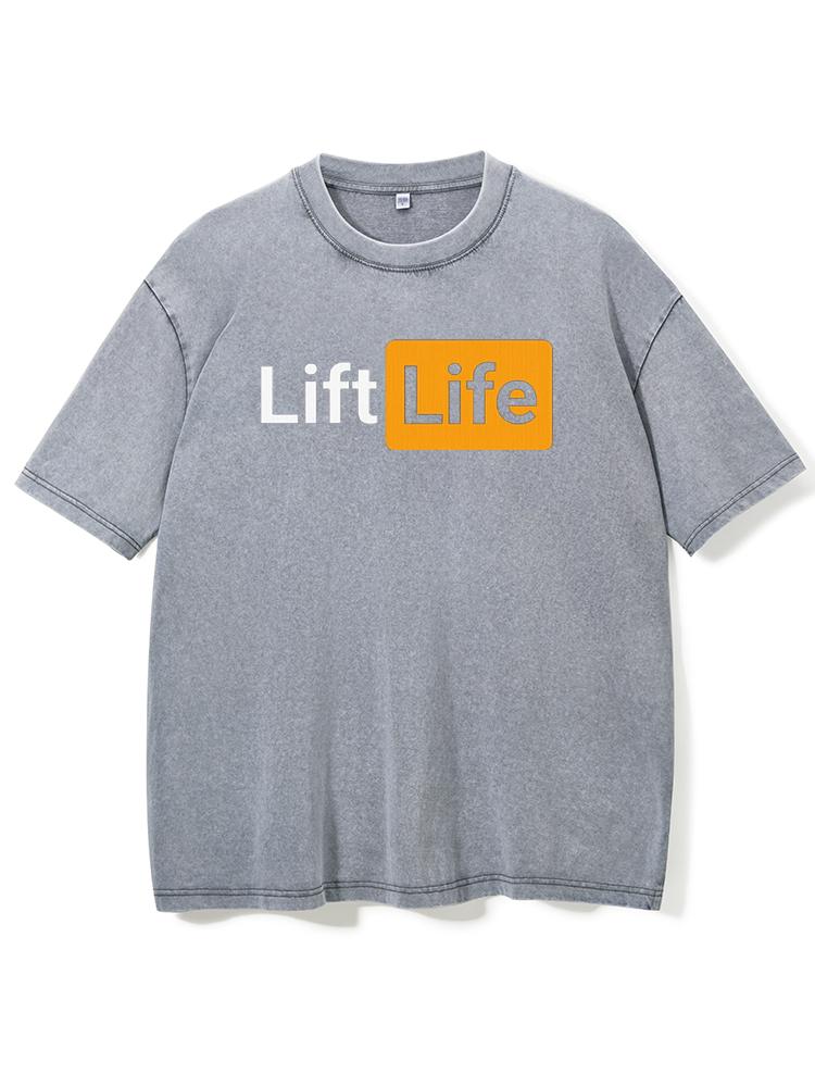 Lift Life Washed Gym Shirt