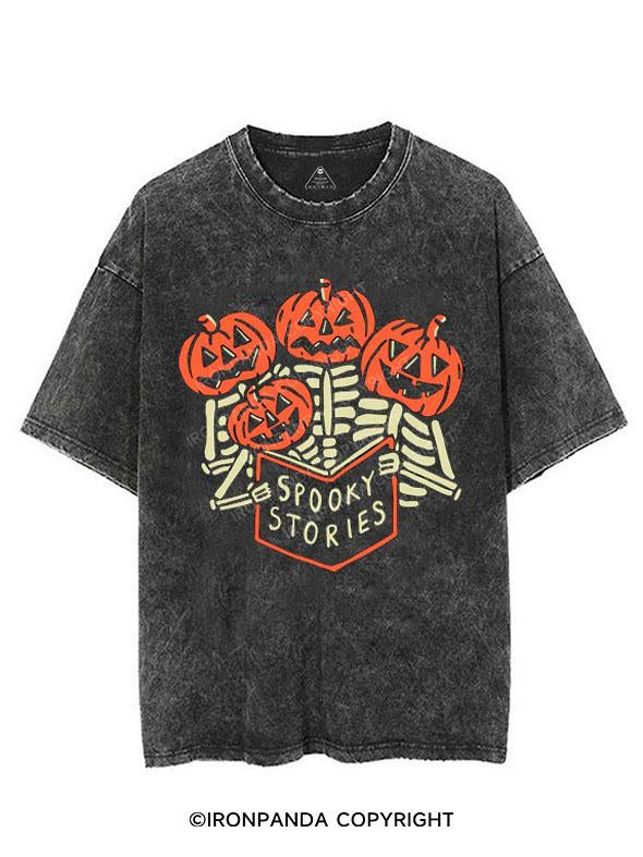 SPOOKY STORIES VINTAGE GYM SHIRT