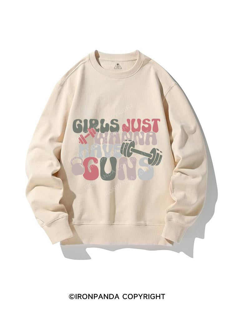 girls just wanna have guns CREWNECK Sweatshirt