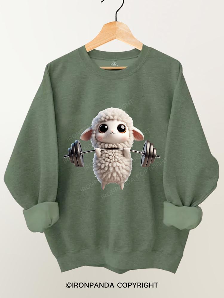 sheep Deadlift Gym Sweatshirt