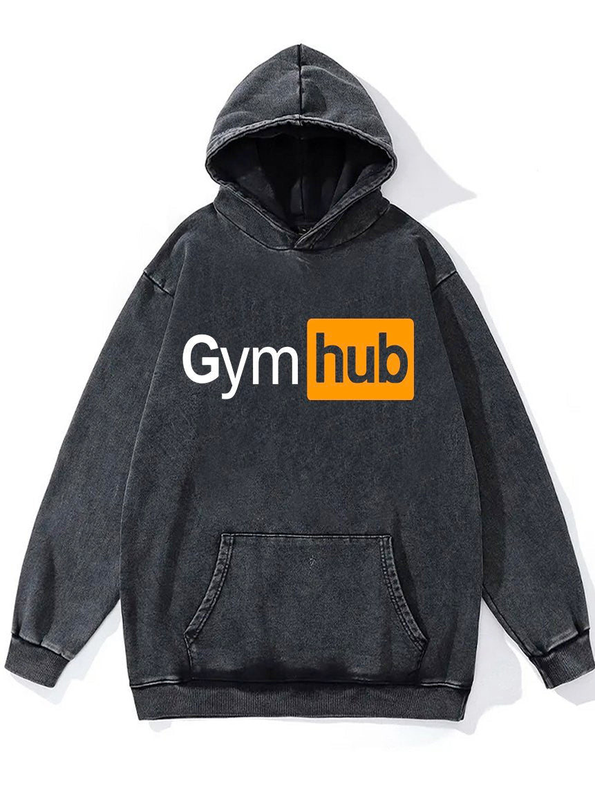 Gymhub Washed Gym Hoodie