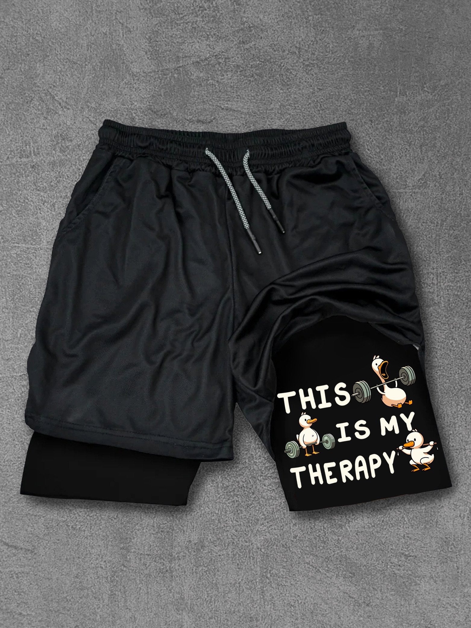 this is my therapy duck Performance Training Shorts