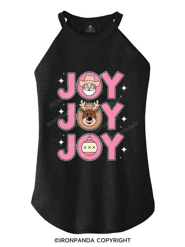 JOY JOY JOY TRI ROCKER COTTON TANK