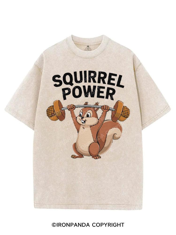 SQUIRREL POWER VINTAGE GYM SHIRT