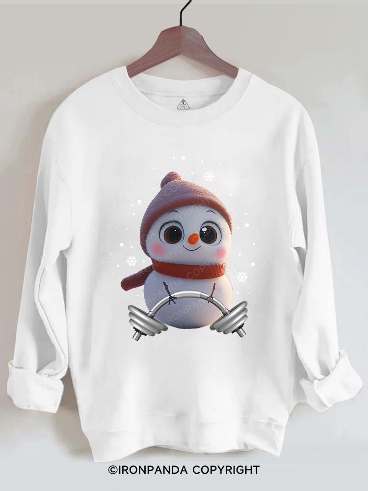 snowman deadlift  Gym Sweatshirt