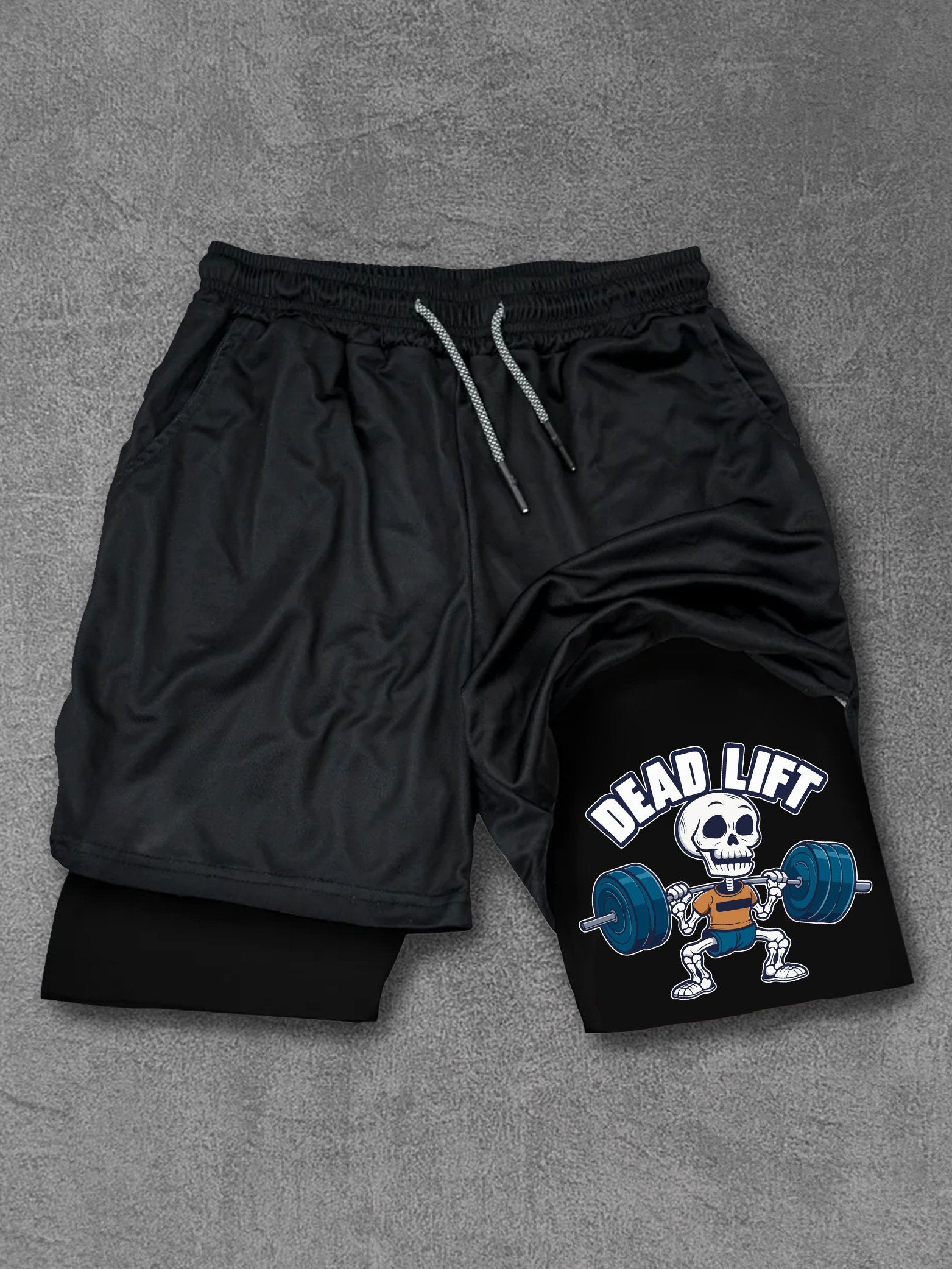 Deadlift Skeleton Performance Training Shorts