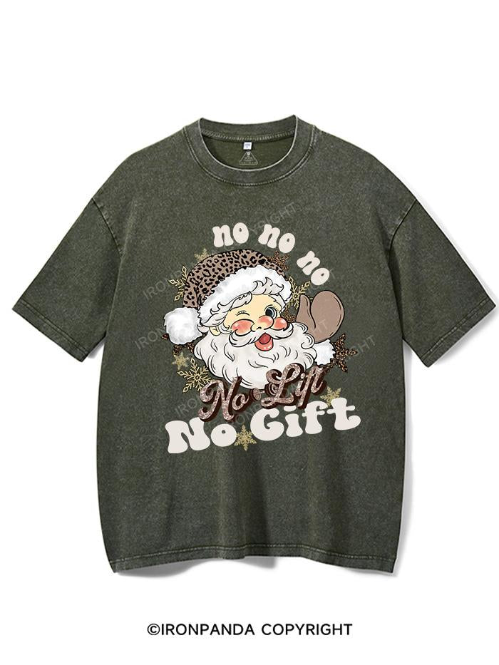 NO NO NO, NO LIFT NO GIFT VINTAGE GYM SHIRT