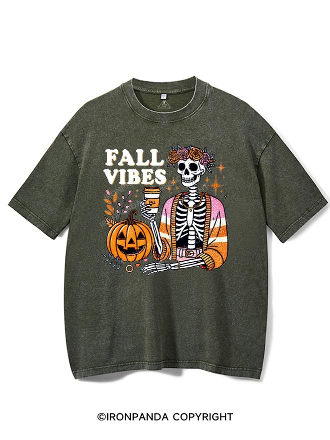 FALL VIBES VINTAGE GYM SHIRT