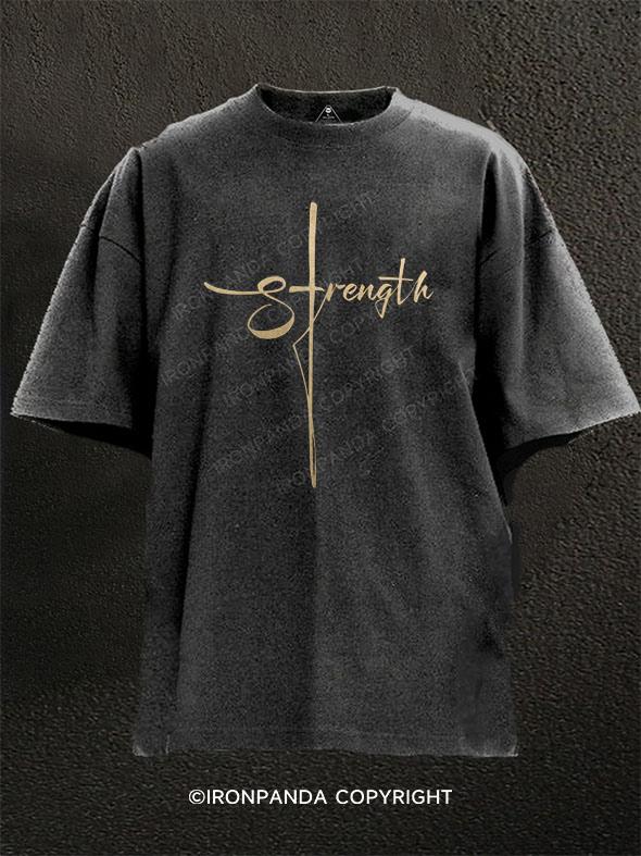 Strength Washed Gym Shirt