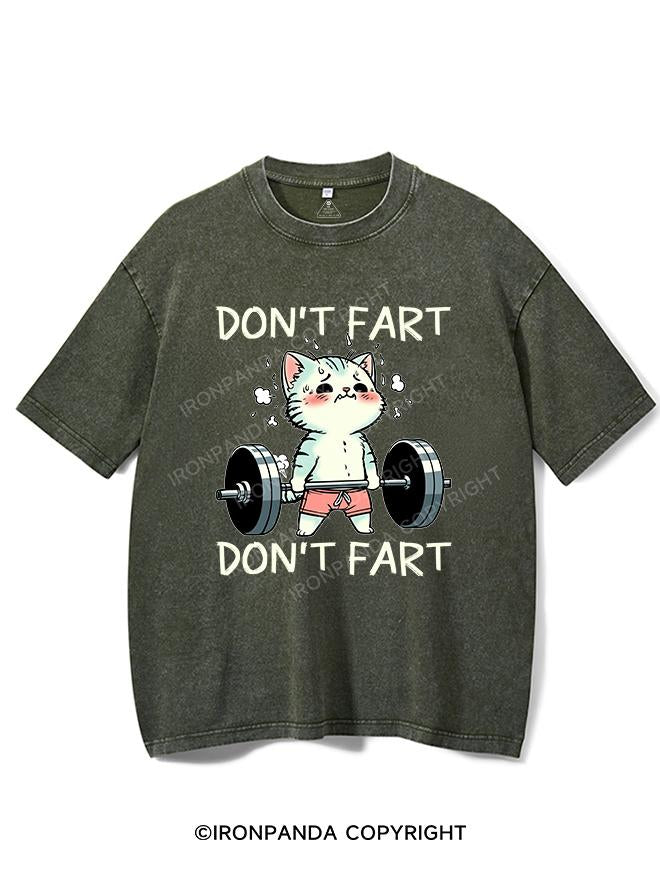 DON'T FART VINTAGE GYM SHIRT