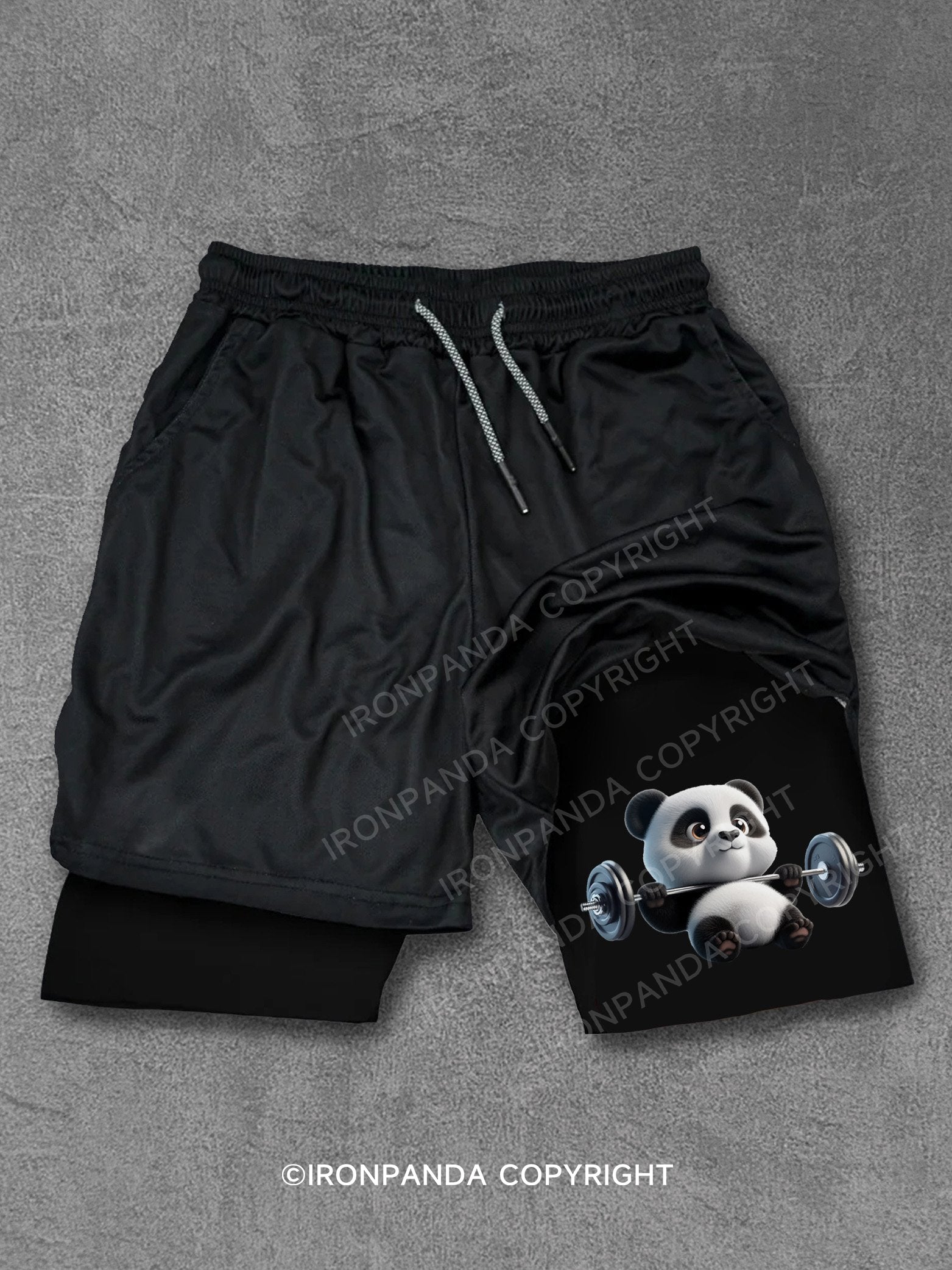 bench press panda Performance Training Shorts