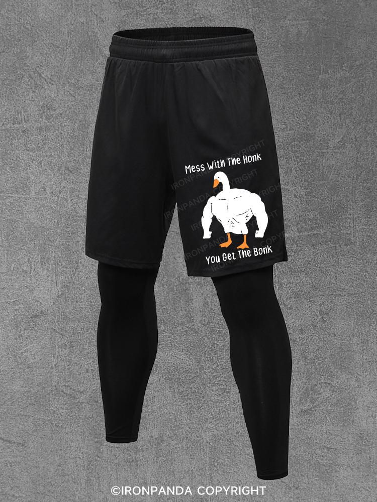 mess with the honk you get the bonk Performance Training Pants