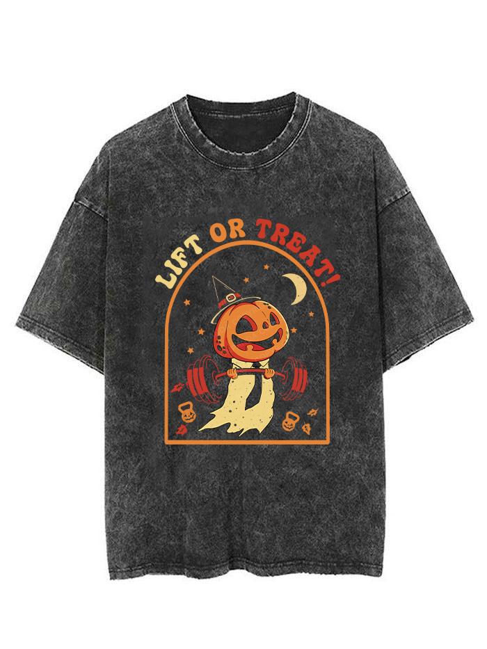 LIFT OR TREAT  VINTAGE GYM SHIRT