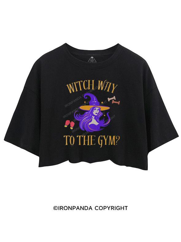 WITCH WAY TO THE GYM? CROP TOPS