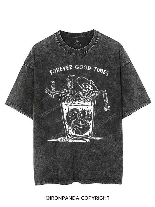 FOREVER GOOD TIMES VINTAGE GYM SHIRT