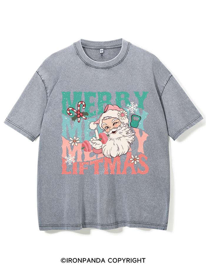 MERRY LIFTMAS VINTAGE GYM SHIRT