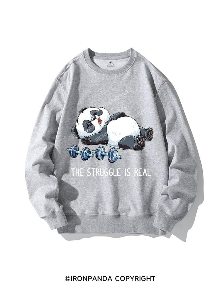 THE STRUGGLE IS REAL Vintage CREWNECK Sweatshirt