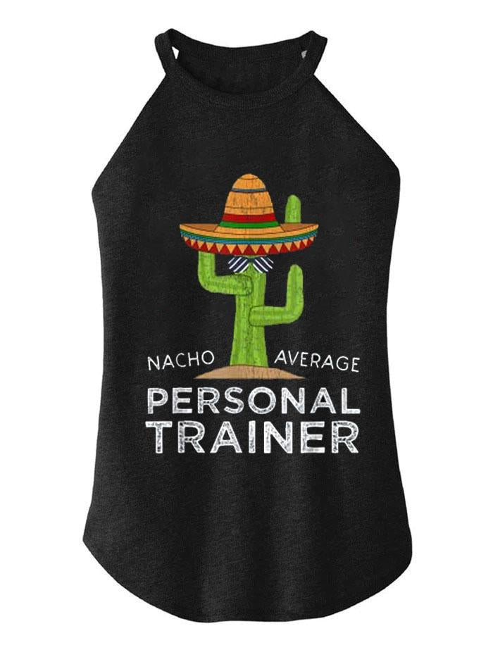 Funny Personal Trainer TRI ROCKER COTTON TANK