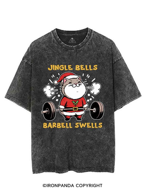 JINGLE BELLS BARBELL SWELLS VINTAGE GYM SHIRT