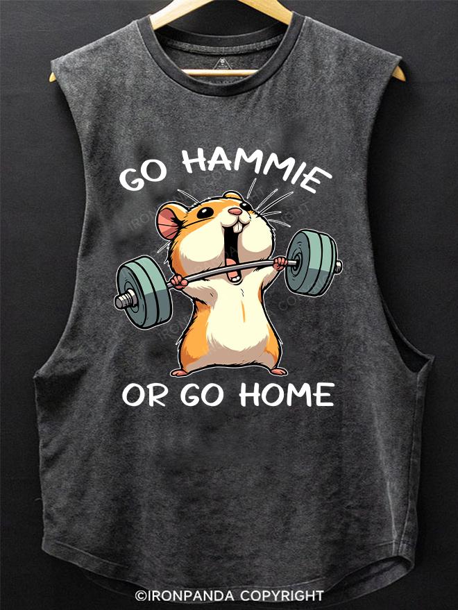 Go hammie or go home! SCOOP BOTTOM COTTON TANK