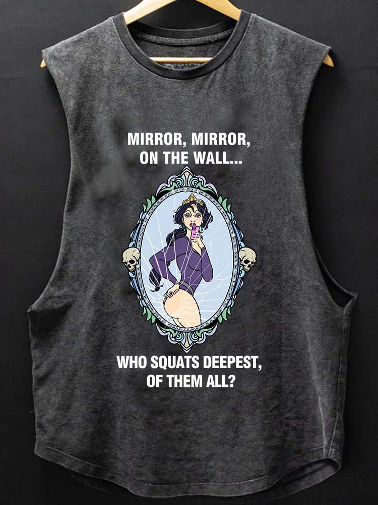 who squats deepest of them all SCOOP BOTTOM COTTON TANK