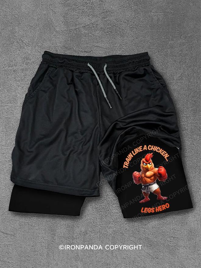 Train Like a Chicken Legs Hero Performance Training Shorts