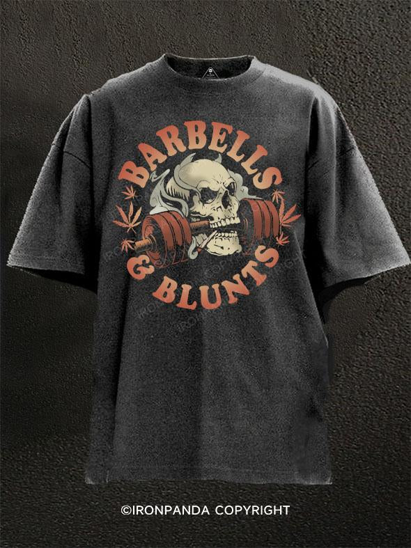 Barbells & Blunts Washed Gym Shirt