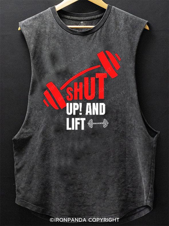 Shut Up and Lift SCOOP BOTTOM COTTON TANK