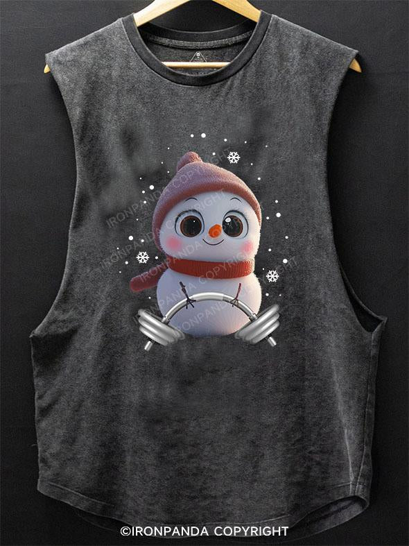 SNOW BEAST MODE SCOOP BOTTOM COTTON TANK