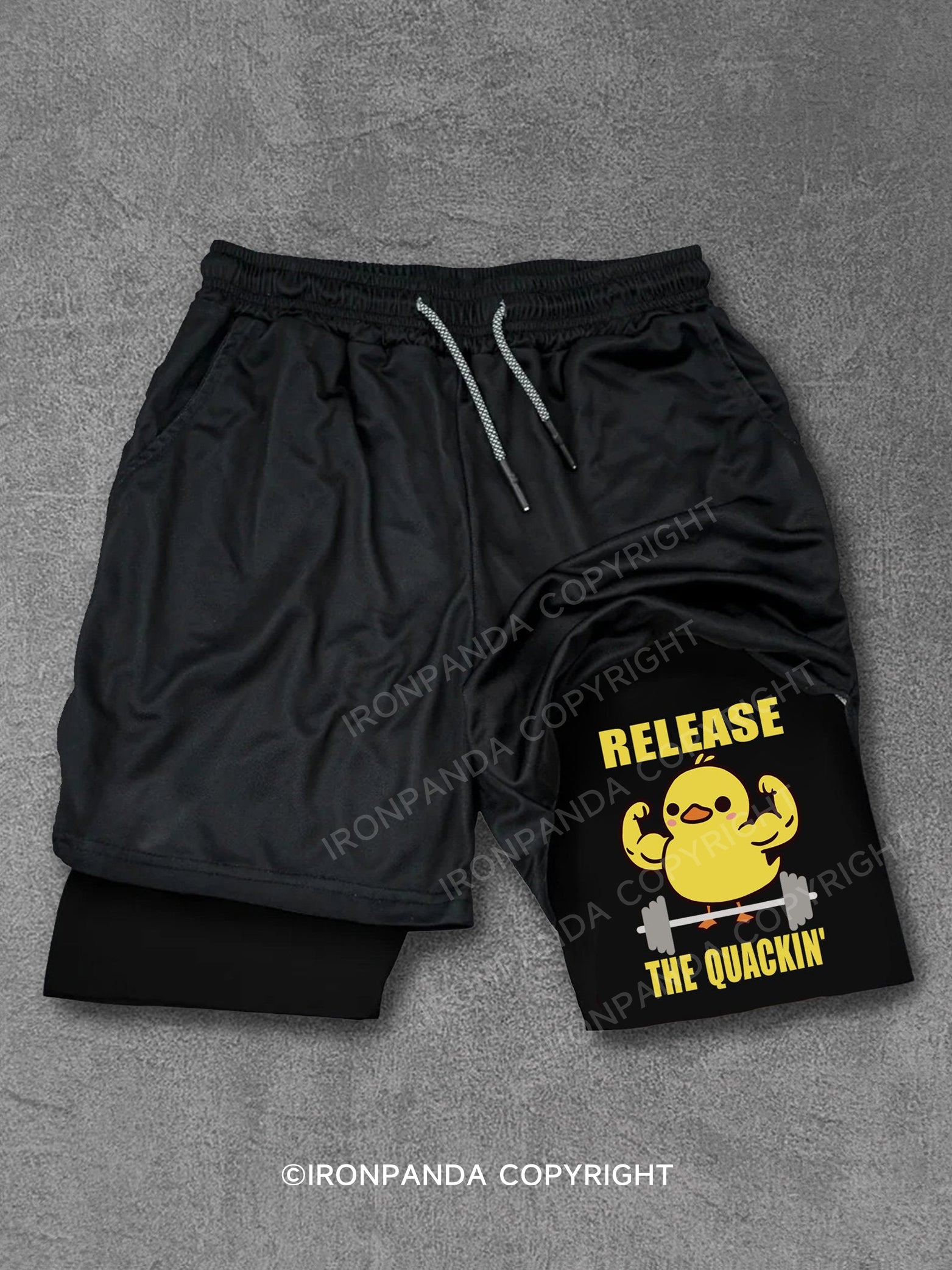 RELEASE THE QUACKIN' Performance Training Shorts