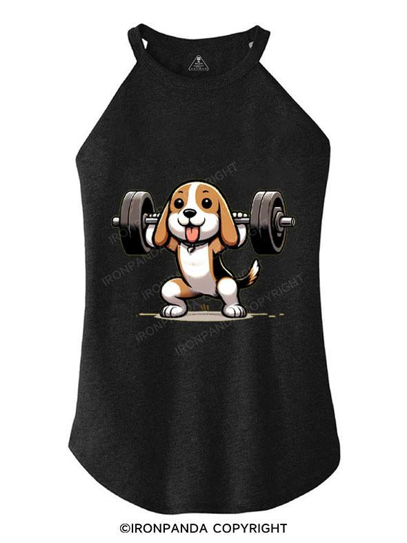 IRON PUP TRI ROCKER COTTON TANK