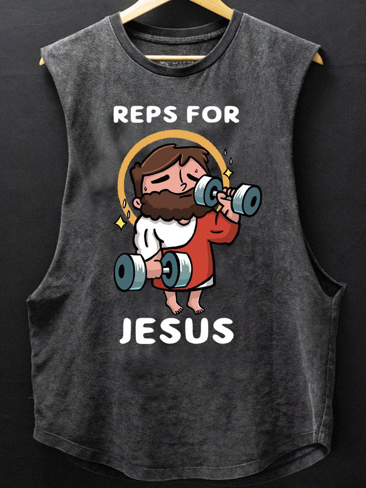 reps for jesus SCOOP BOTTOM COTTON TANK