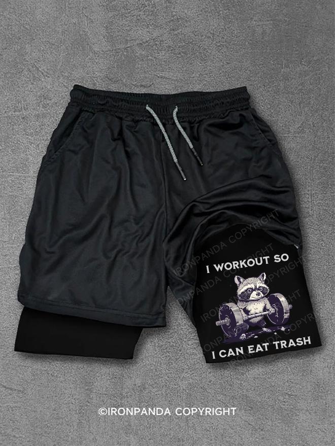 I Workout So I Can Eat Trash Performance Training Shorts