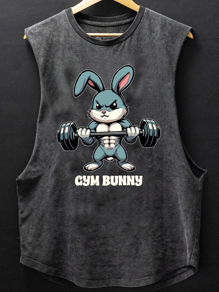 gym bunny SCOOP BOTTOM COTTON TANK