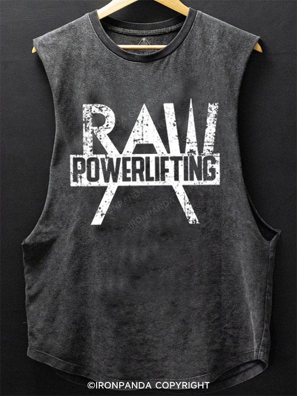 Raw Powerlifting SCOOP BOTTOM COTTON TANK