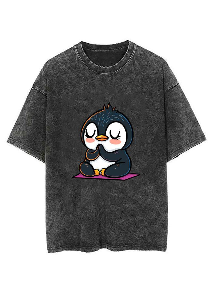 YOGA PENGUIN VINTAGE GYM SHIRT