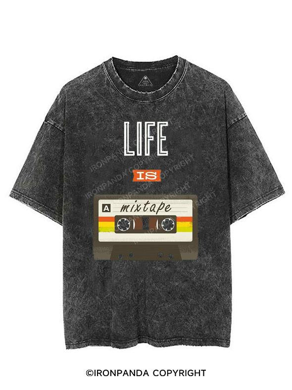 LIFE IS A MIXTAPE VINTAGE GYM SHIRT