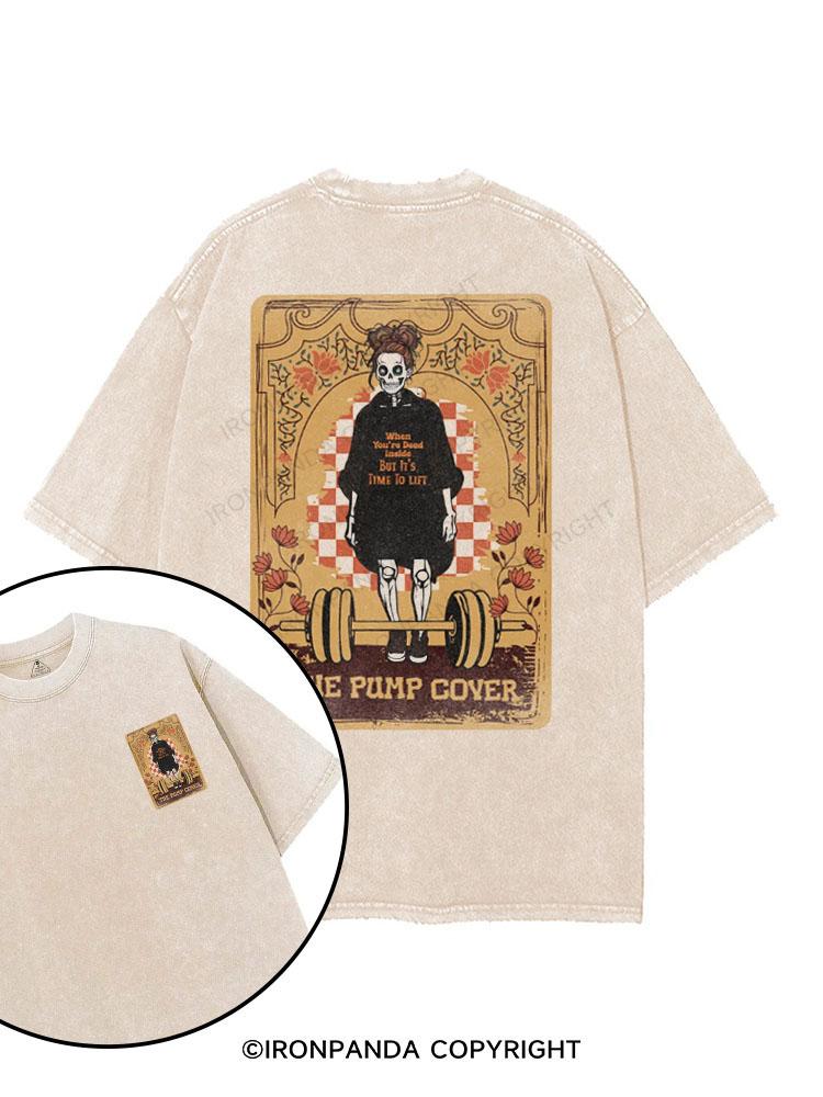 The Pump Cover Tarot printed Gym Shirt