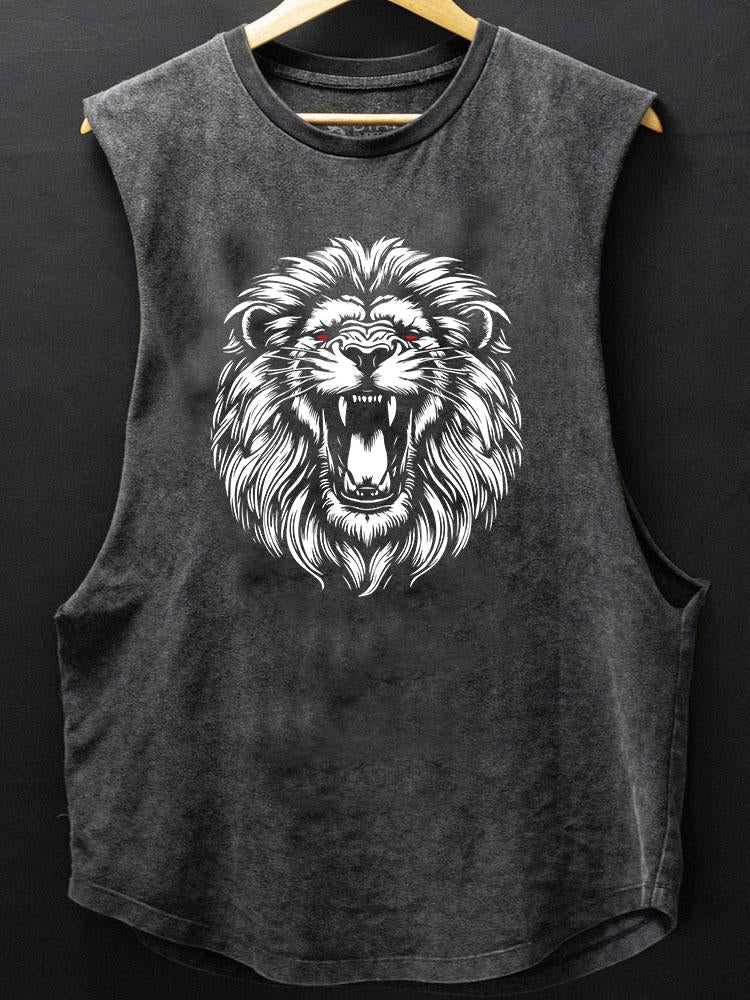 ROARING LION BOTTOM COTTON TANK