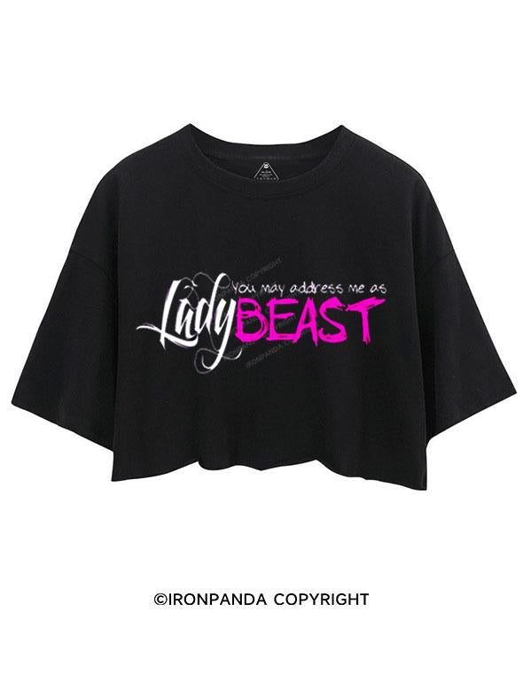 LADY BEAST CROP TOPS