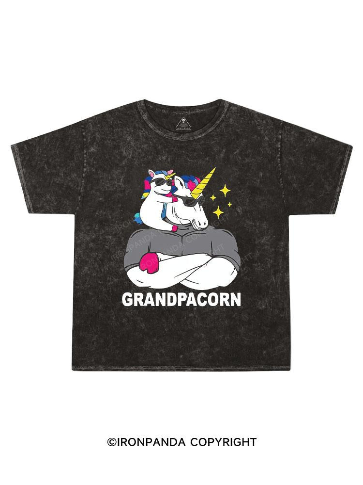 Grandpacorn Kids Washed T-Shirt