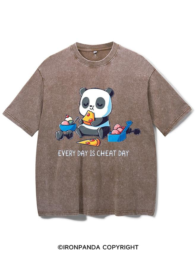 EVERY DAY IS CHEAT DAY VINTAGE GYM SHIRT