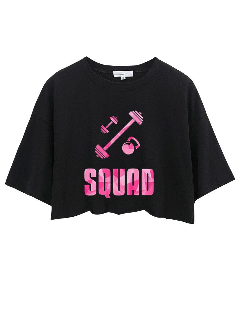 FITNESS SQUAD CROP TOPS