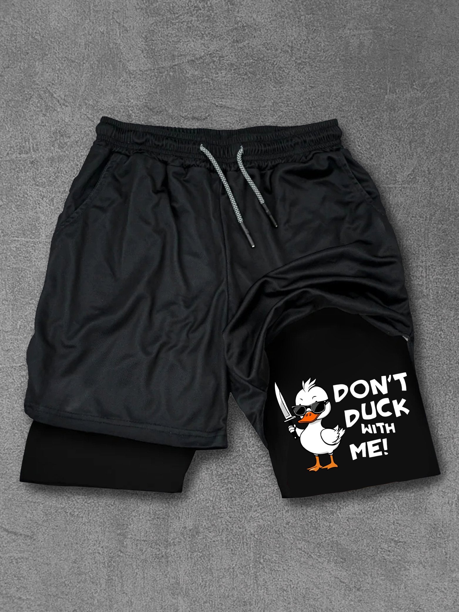 Don't Duck With Me Performance Training Shorts